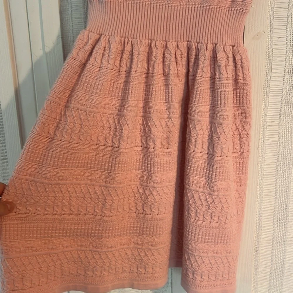 Janie and Jack peachskin the heights sweater dress size 14